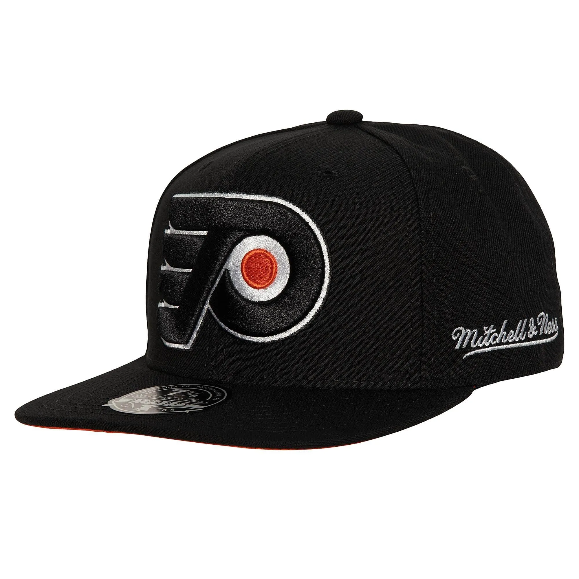 Mitchell & Ness Vintage NHL Philadelphia Flyers 45th Anniversary Side Patch Dynasty Fitted