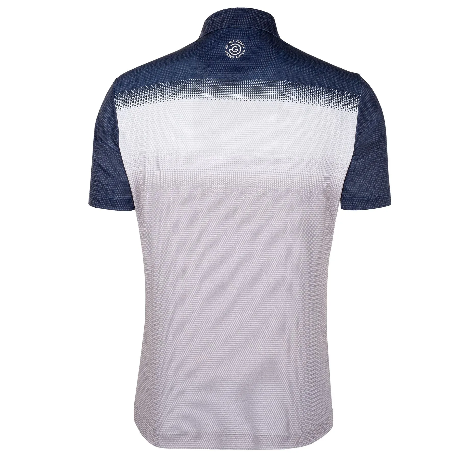 Mo Ventil8  Stretch Regular Fit Polo Cool Grey/White/Navy - 2024