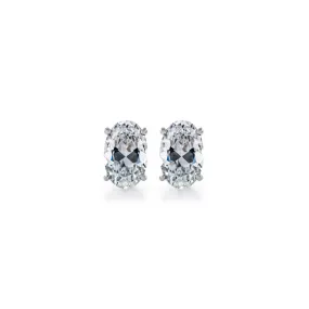 MOISSANITE OVAL CUT STUDS