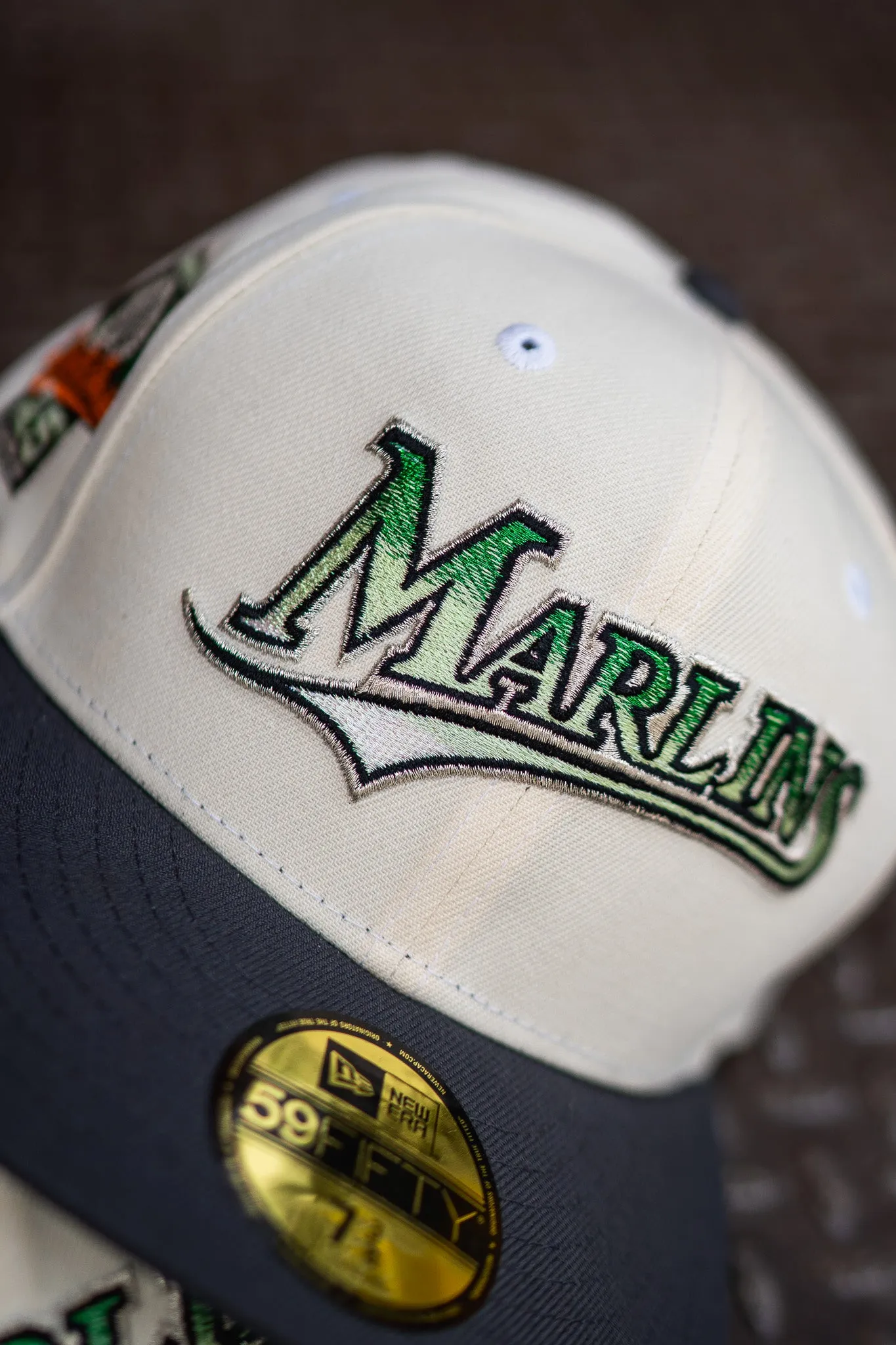 New Era Miami Marlins 25th Anniversary Green UV (Off White/Graphite)