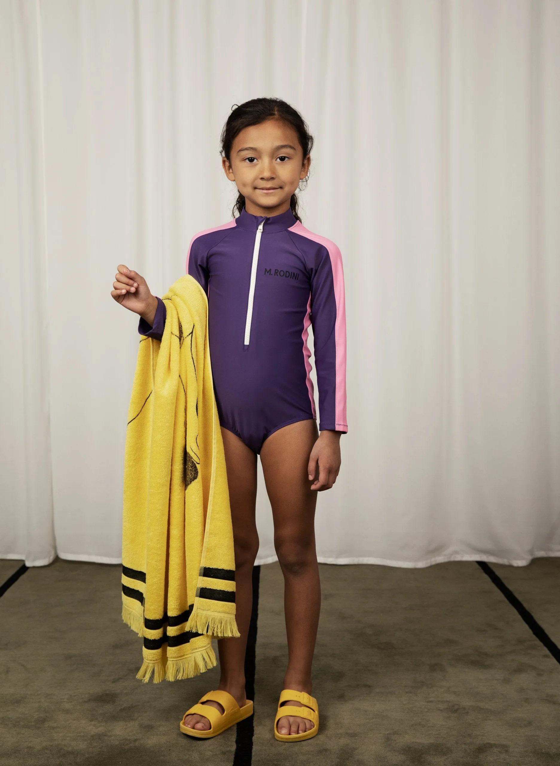 NEW Mini Rodini | Stripe ls uv swimsuit