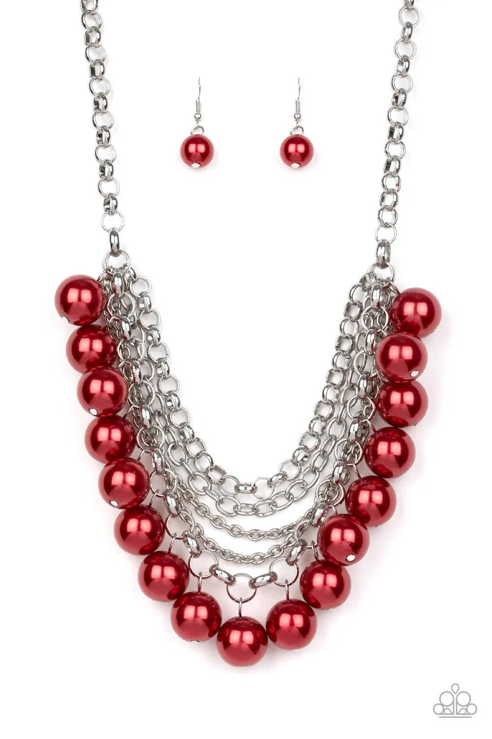 One-Way WALL STREET Red-Necklace