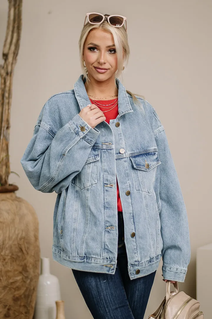 Out Of The Box Denim Jacket | Lightwash