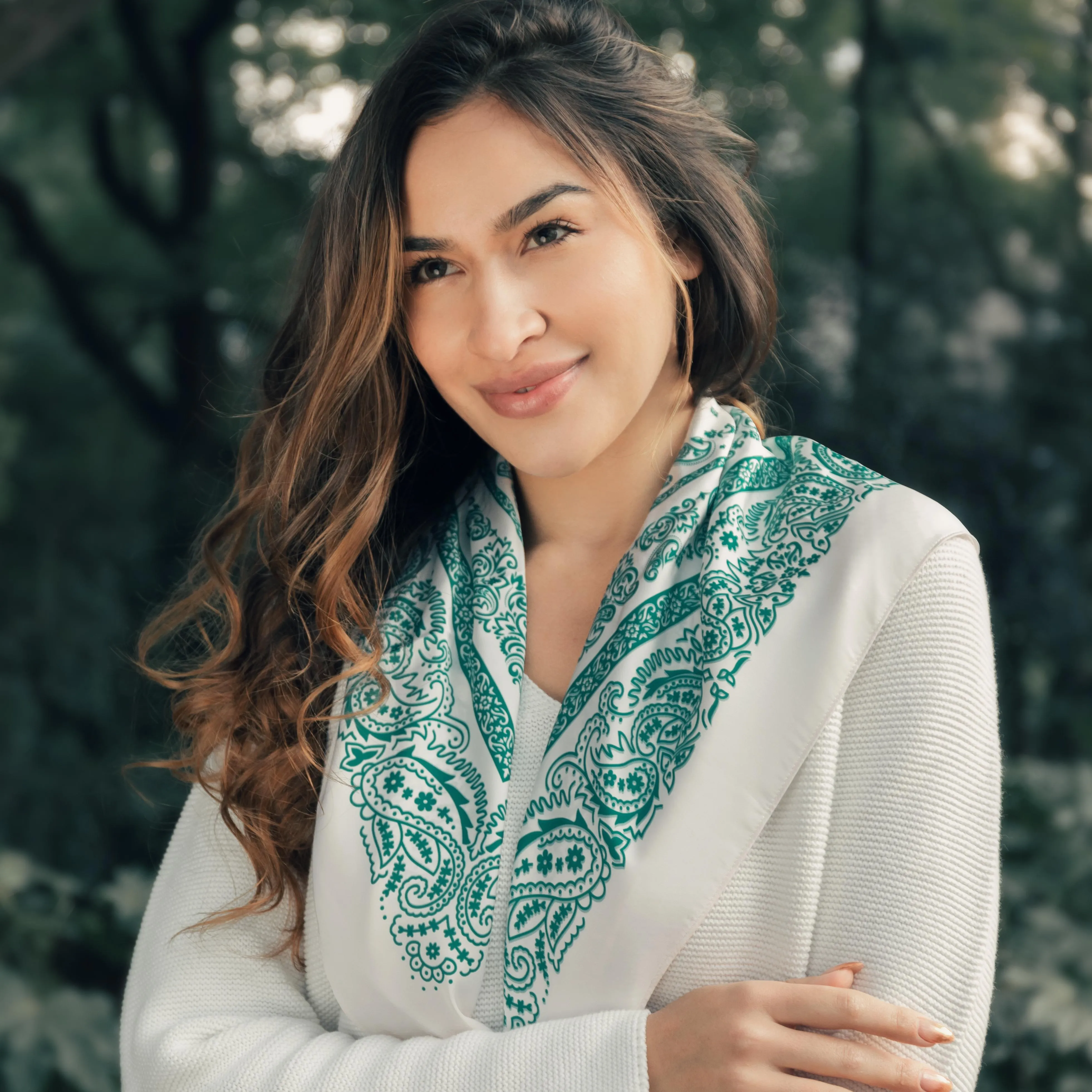 Paisley Square Scarf