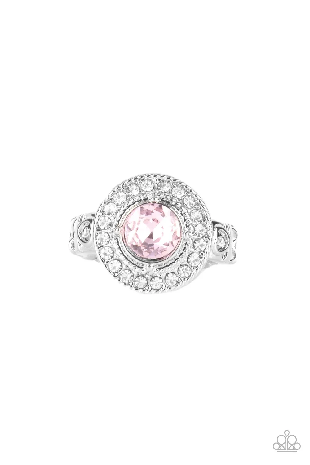 Paparazzi Targeted Timelessness Pink Ring