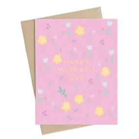 Pink Happy Mother's Day Card