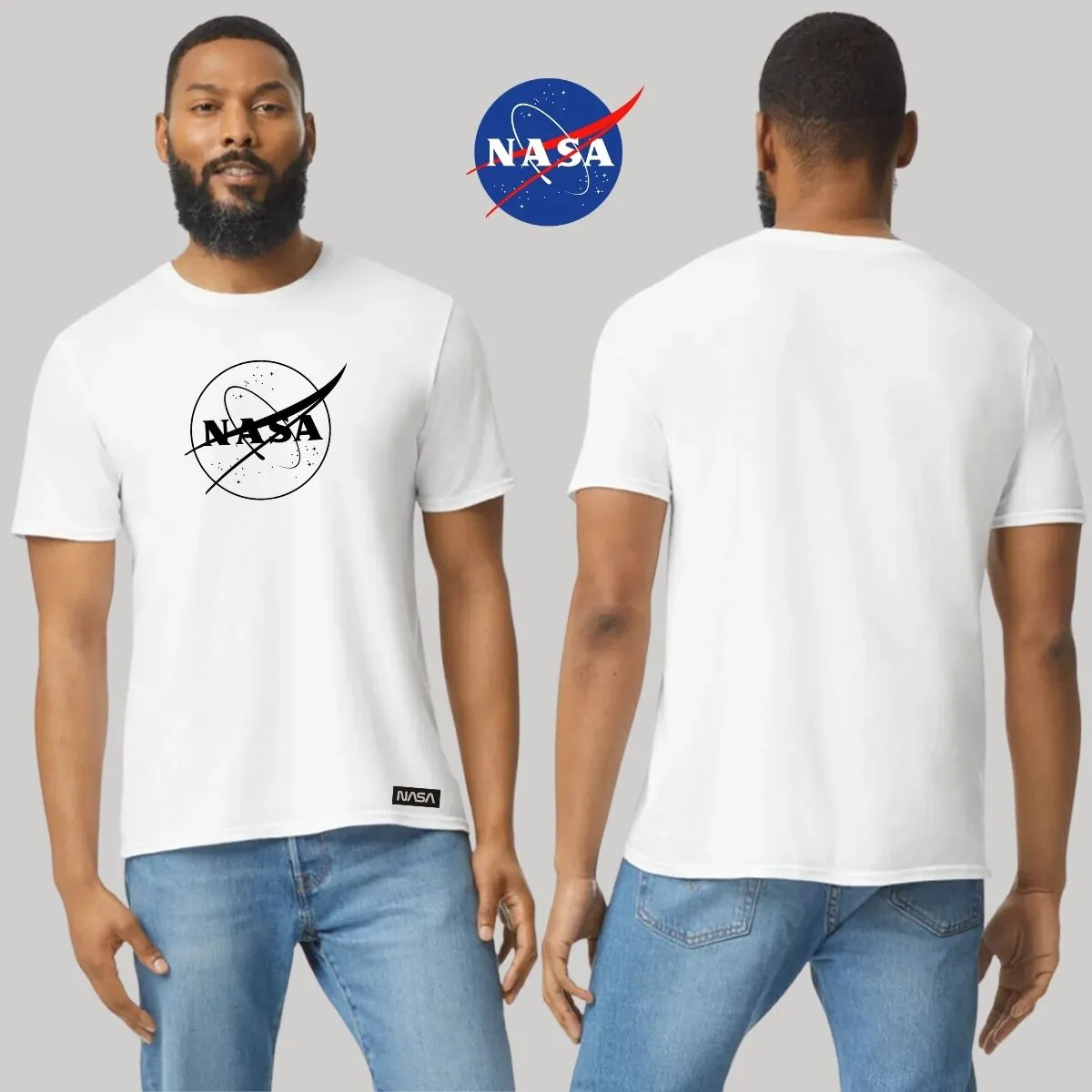 Playera Hombre Nasa Monocromático