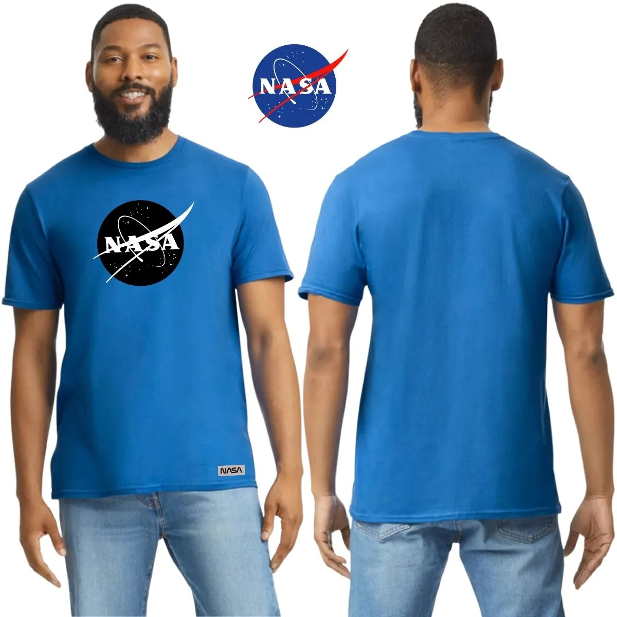 Playera Hombre Nasa Monocromático