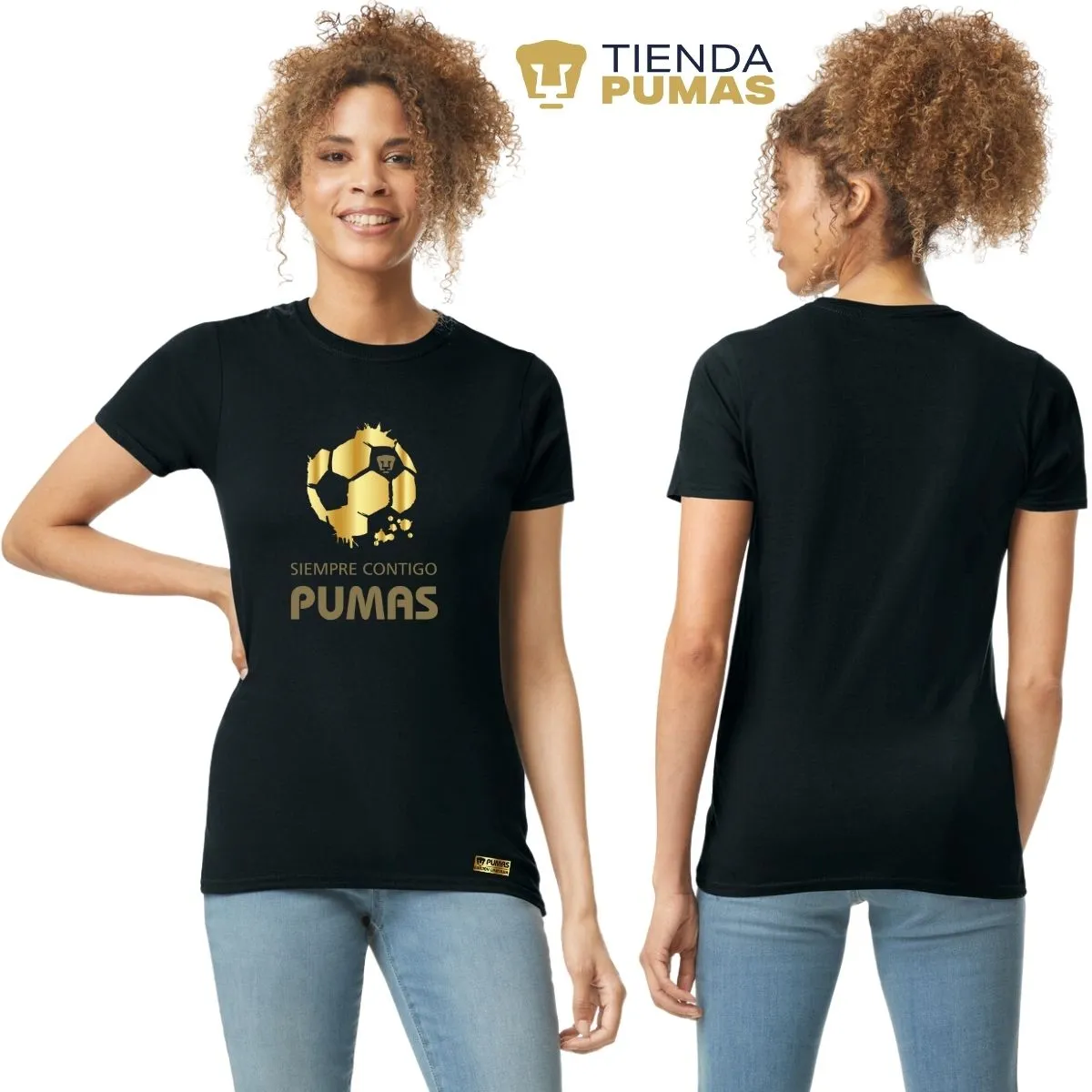 Playera Mujer Pumas UNAM Ed Limitada 2 Siempre contigo