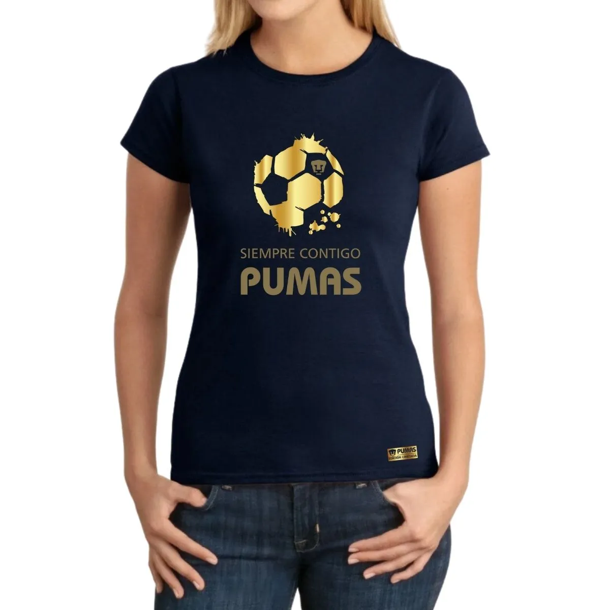 Playera Mujer Pumas UNAM Ed Limitada 2 Siempre contigo