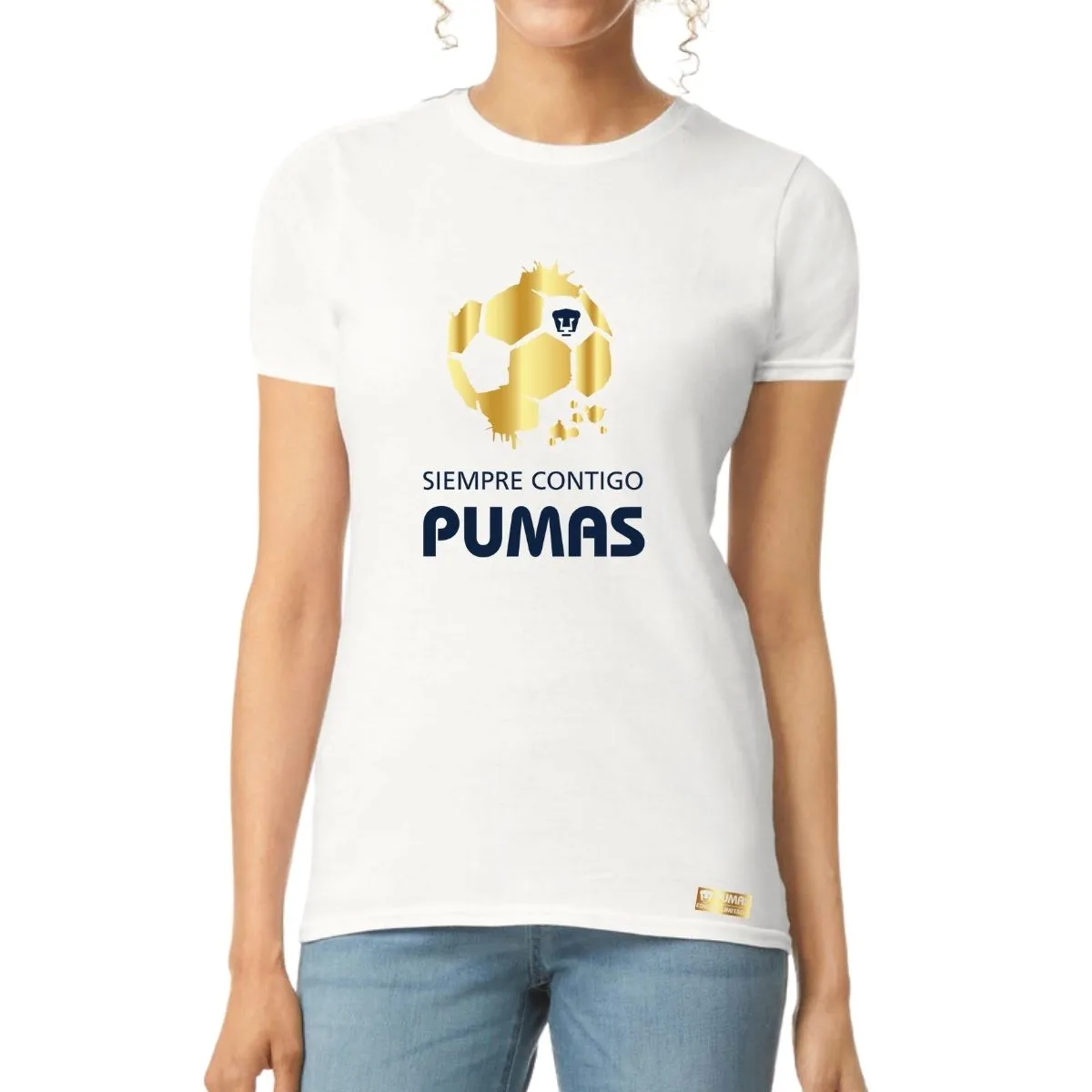 Playera Mujer Pumas UNAM Ed Limitada 2 Siempre contigo