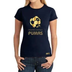 Playera Mujer Pumas UNAM Ed Limitada 2 Siempre contigo