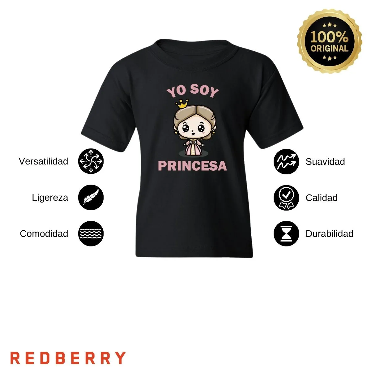 Playera Nia Yo soy princesa