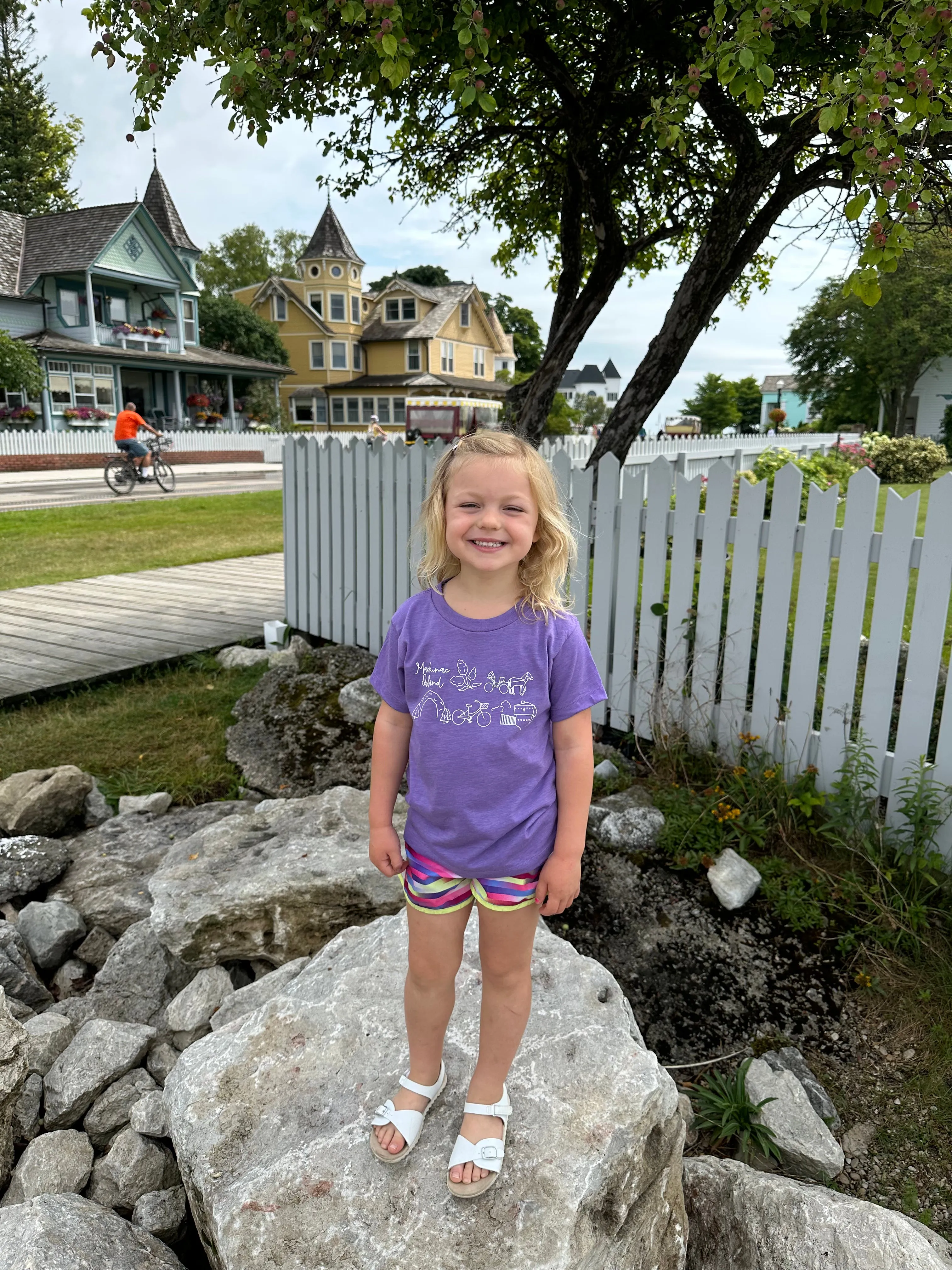 Purple Mackinac Icon Youth T-Shirt