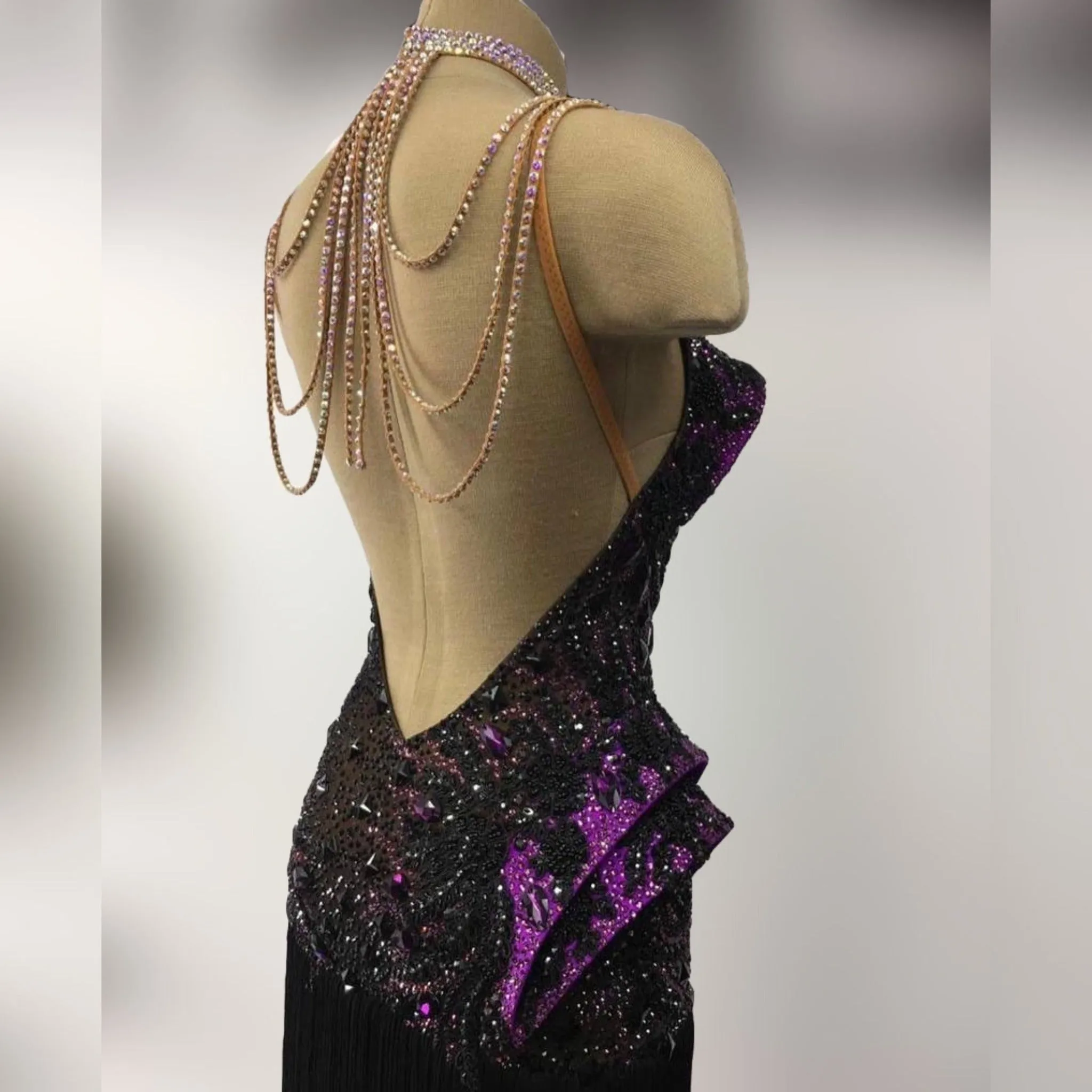 Purple Passion Latin Competition Dress