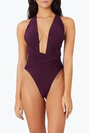 Rachel One Piece Bordeaux