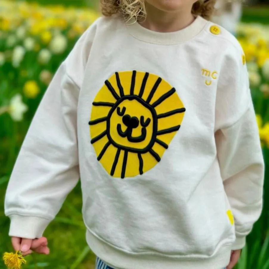 Recycled Cotton Lion Kid Sweatshirt