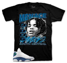 Retro 13 French Blue Shirt - Nineties - Black