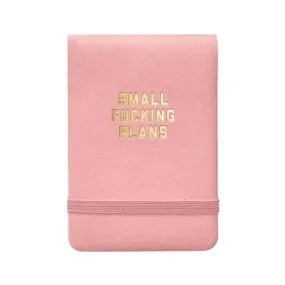 Small Fucking Plans Pocket Journal in Pink