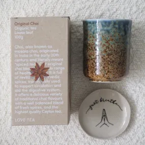 Small Gift Box #2 - Chai Tea, Tea Cup & Dish