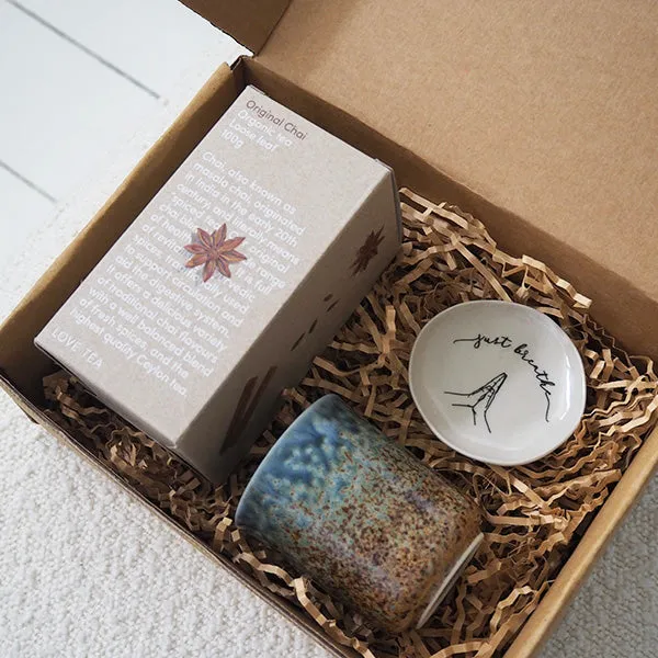 Small Gift Box #2 - Chai Tea, Tea Cup & Dish