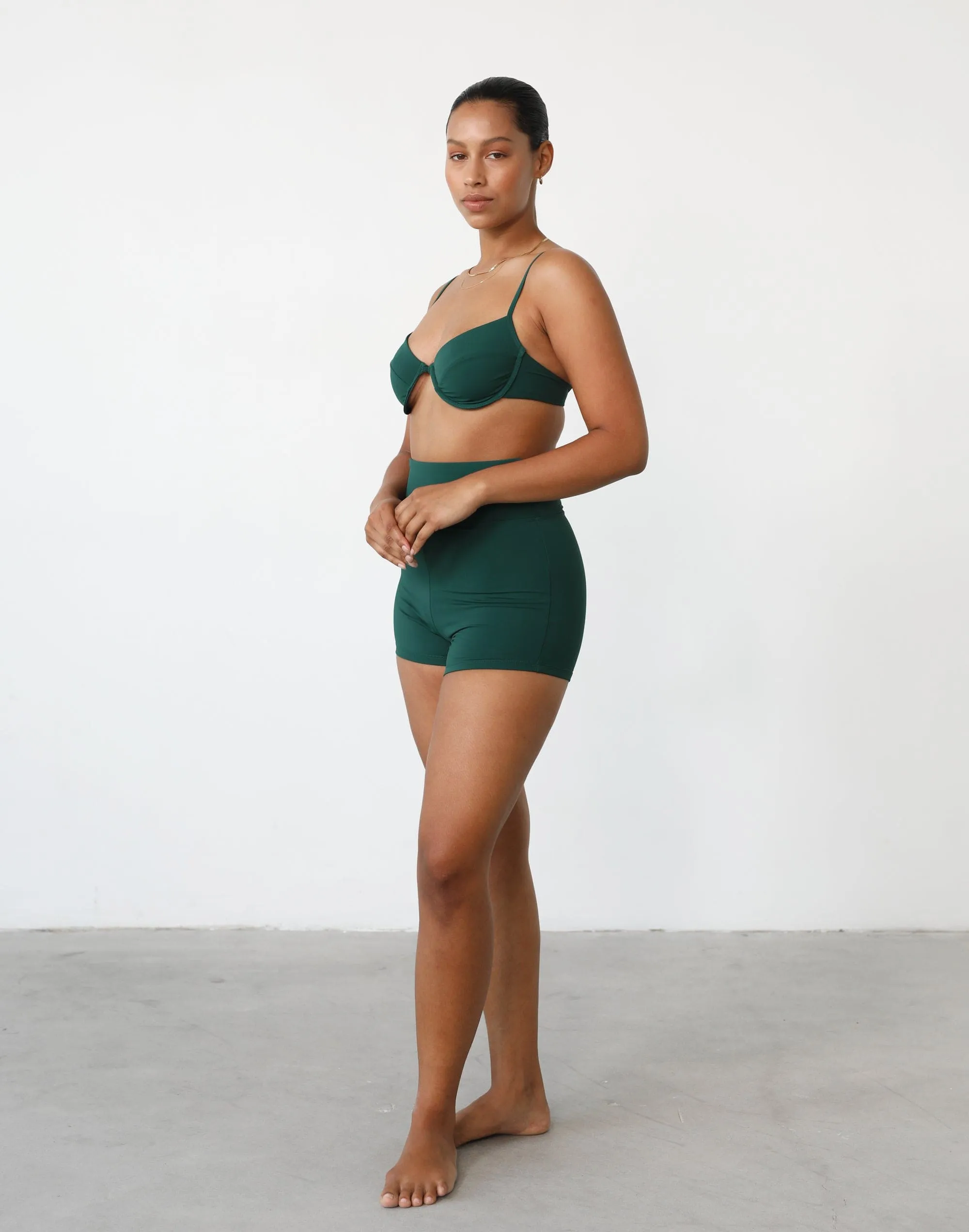 Starboard Balconette Bikini Top (Lake Green)