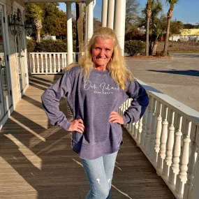 Stay Salty Sweatshirt - Oak Island in Navy