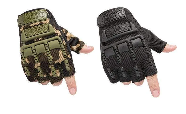 Tactical Gloves Camouflage Military Mittens For Fitness Gym Male Antiskid Motocycle Men Women Moto Half Finger Gloves