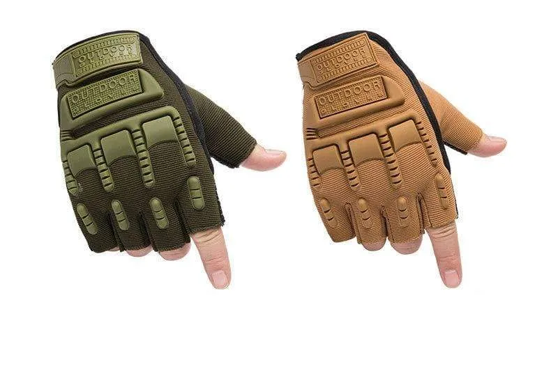 Tactical Gloves Camouflage Military Mittens For Fitness Gym Male Antiskid Motocycle Men Women Moto Half Finger Gloves