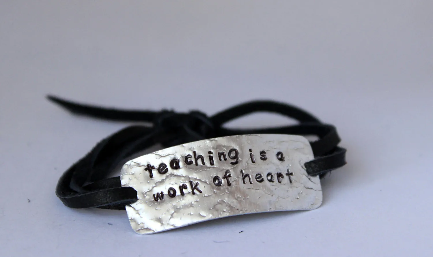 Teaching Is A Work Of Heart, Wrap Bracelet