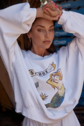 The Cali Jumper, Mermaid White