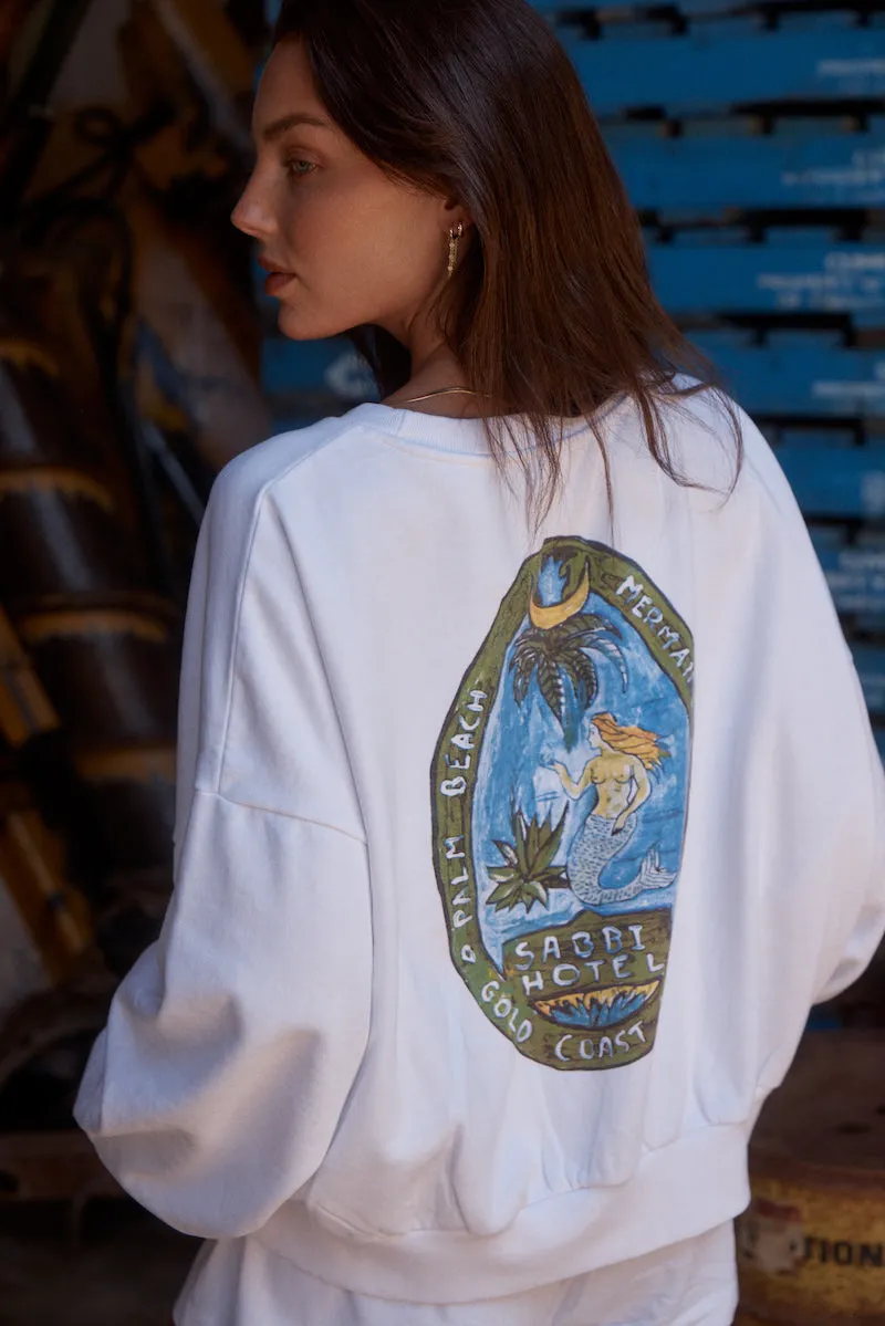 The Cali Jumper, Mermaid White