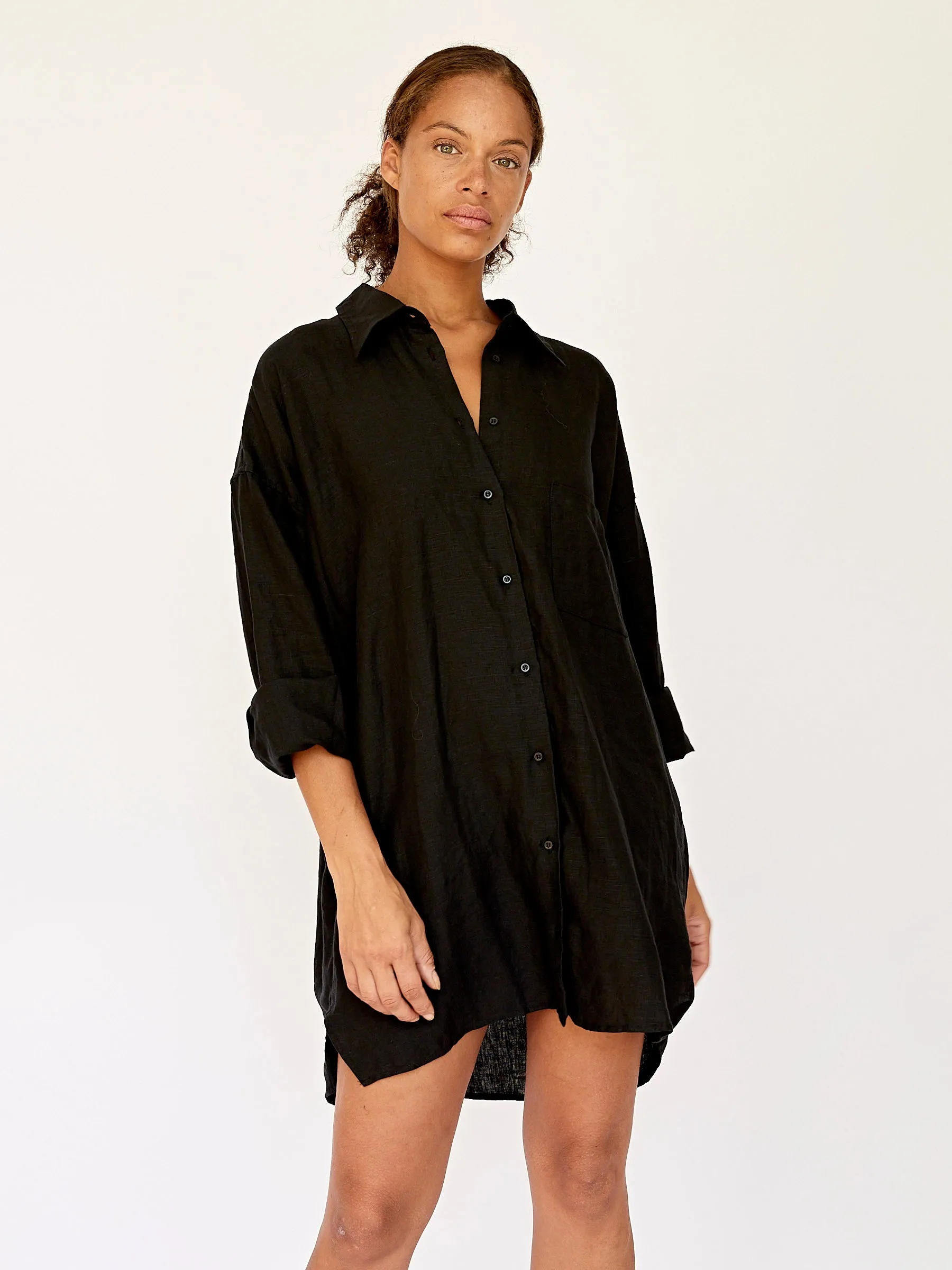 The Oversized Shirt Dress