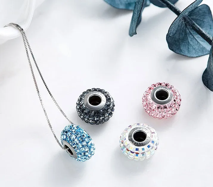 The shining colorful swarovski charms