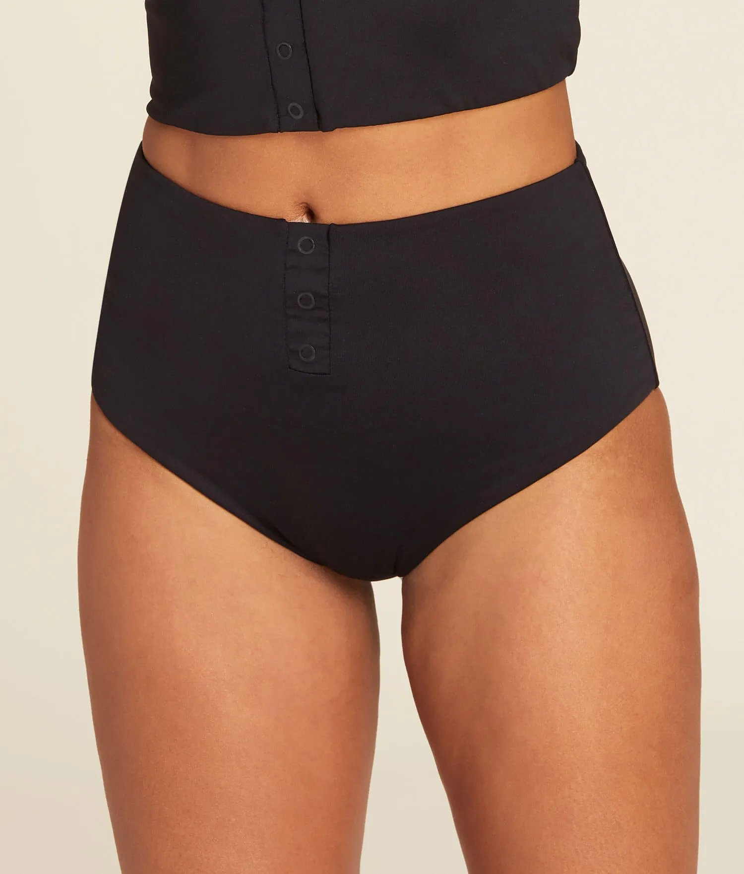 The Snap - Bikini - Bottom  - Flat - Black