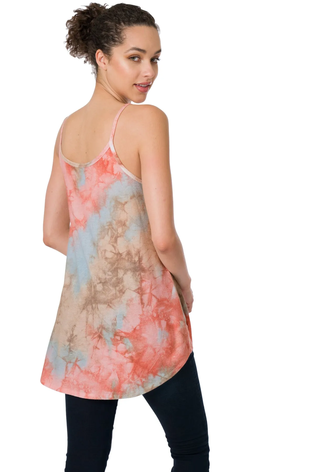 The Traci Reversible Cami in Tie Dye