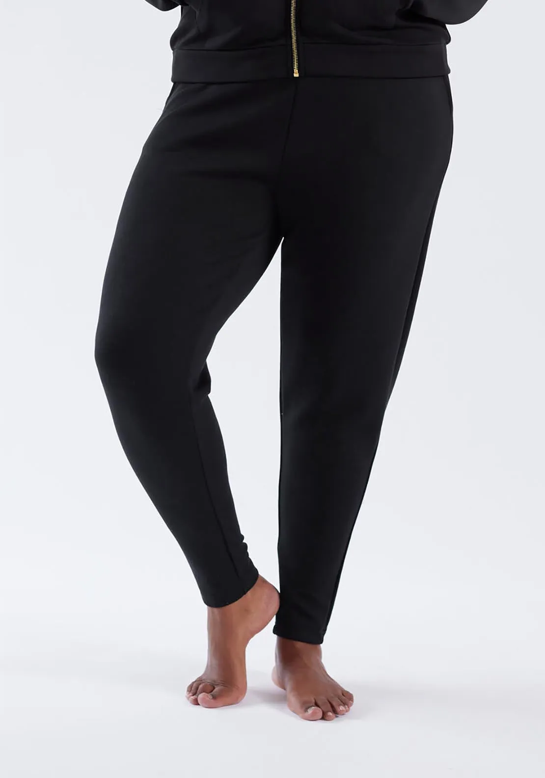 Tiamo Womens Sweat Pants - Black