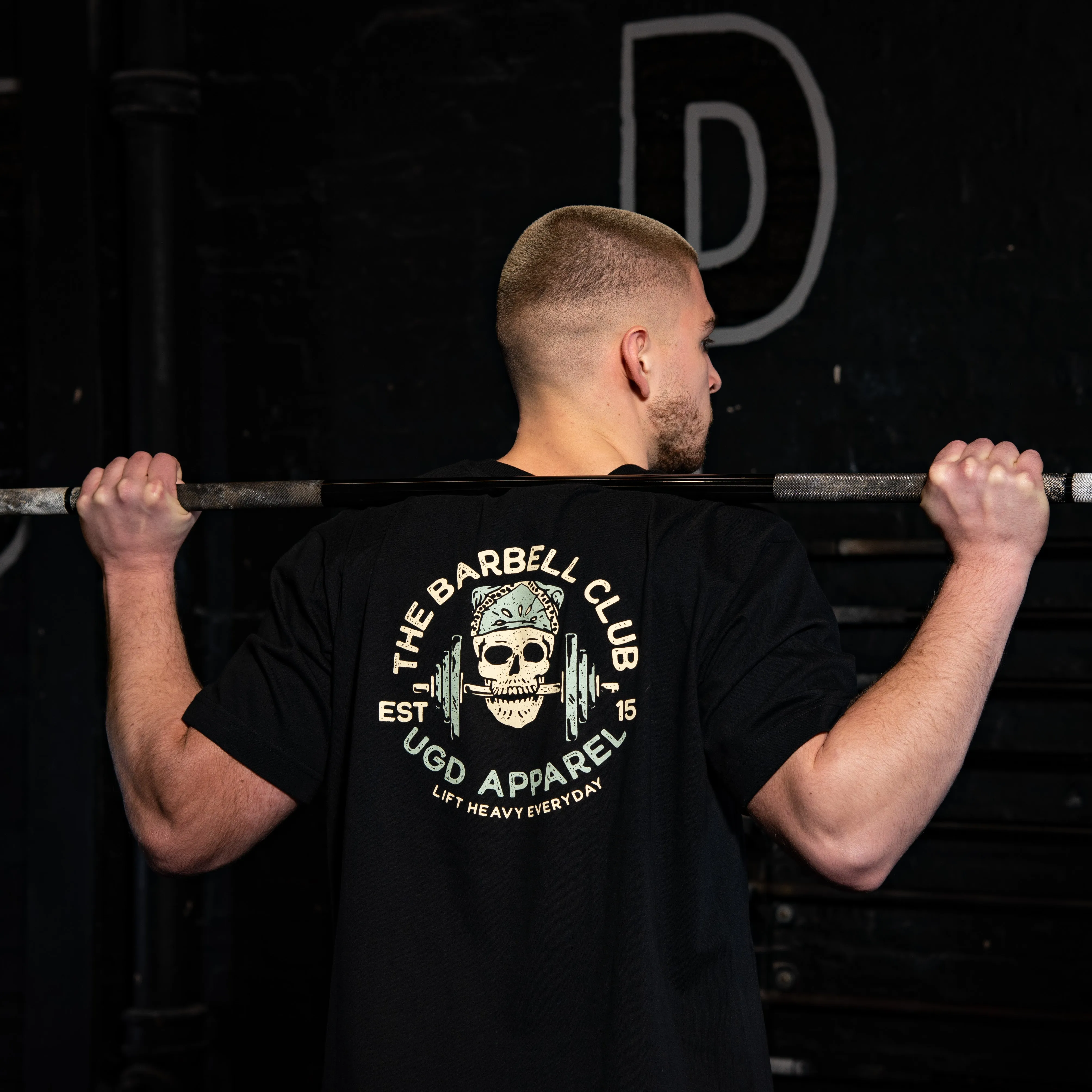 UGD Apparel 'BARBELL CLUB' Men's Oversize Tee