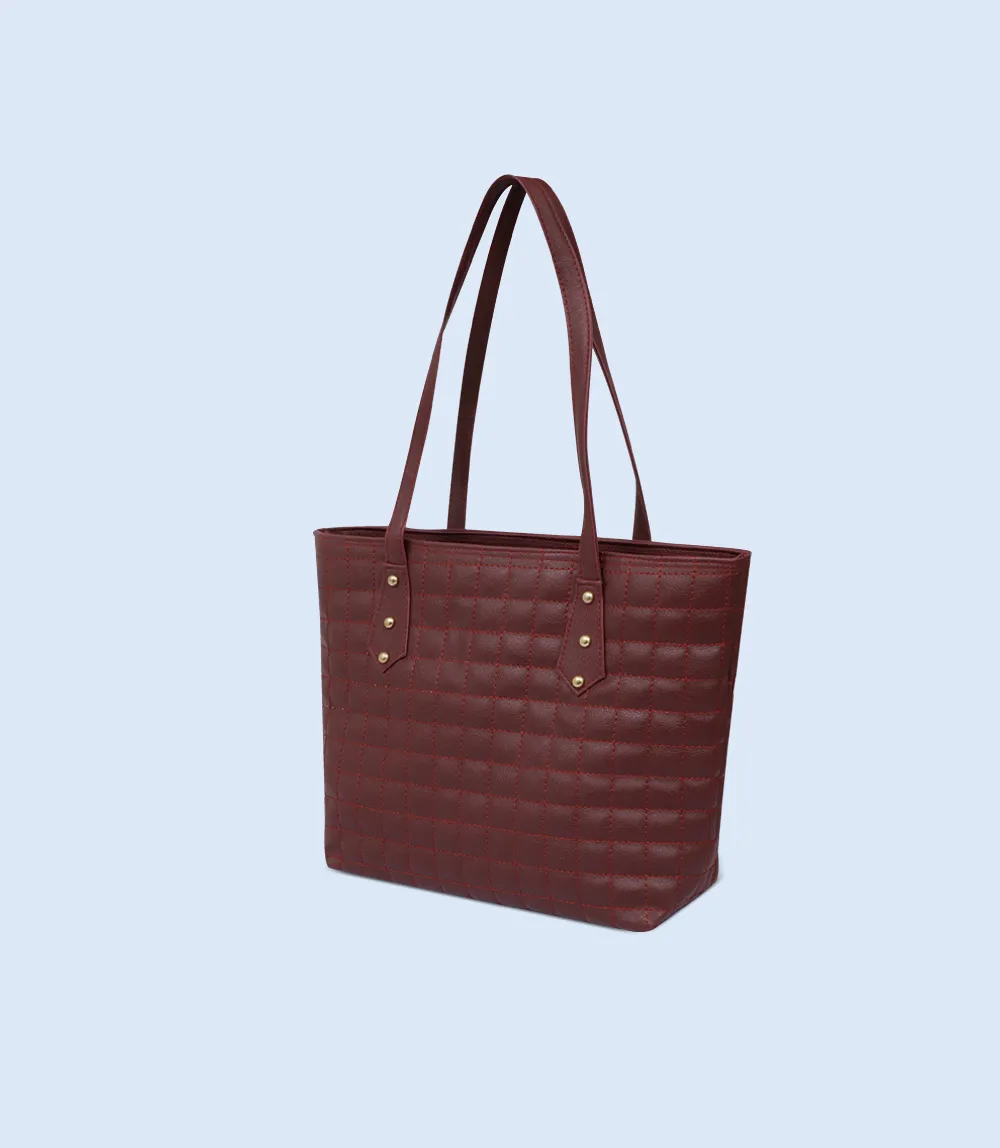 WB2385-MAROON-Women Shoulder Bag