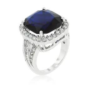 WildKlass Deep Blue Sapphire Engagement Ring