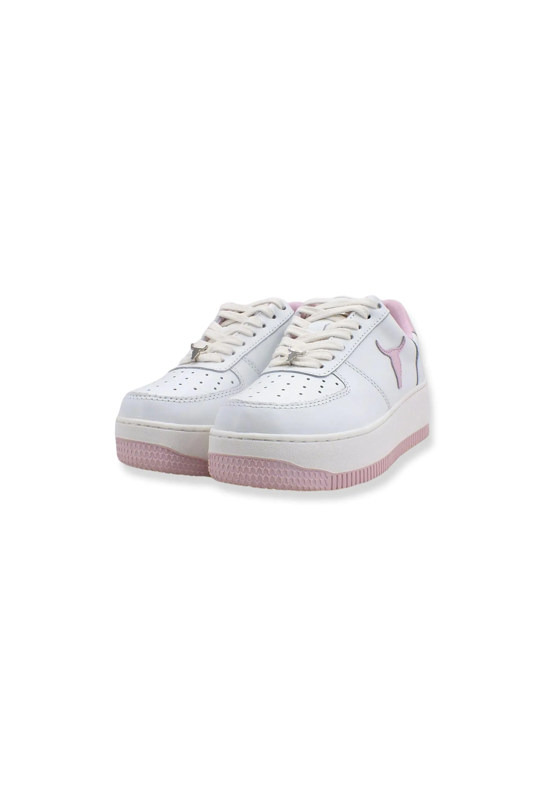 WINDSOR SMITH Sneaker Ox Platform Donna White Fair Floss RECHARGE