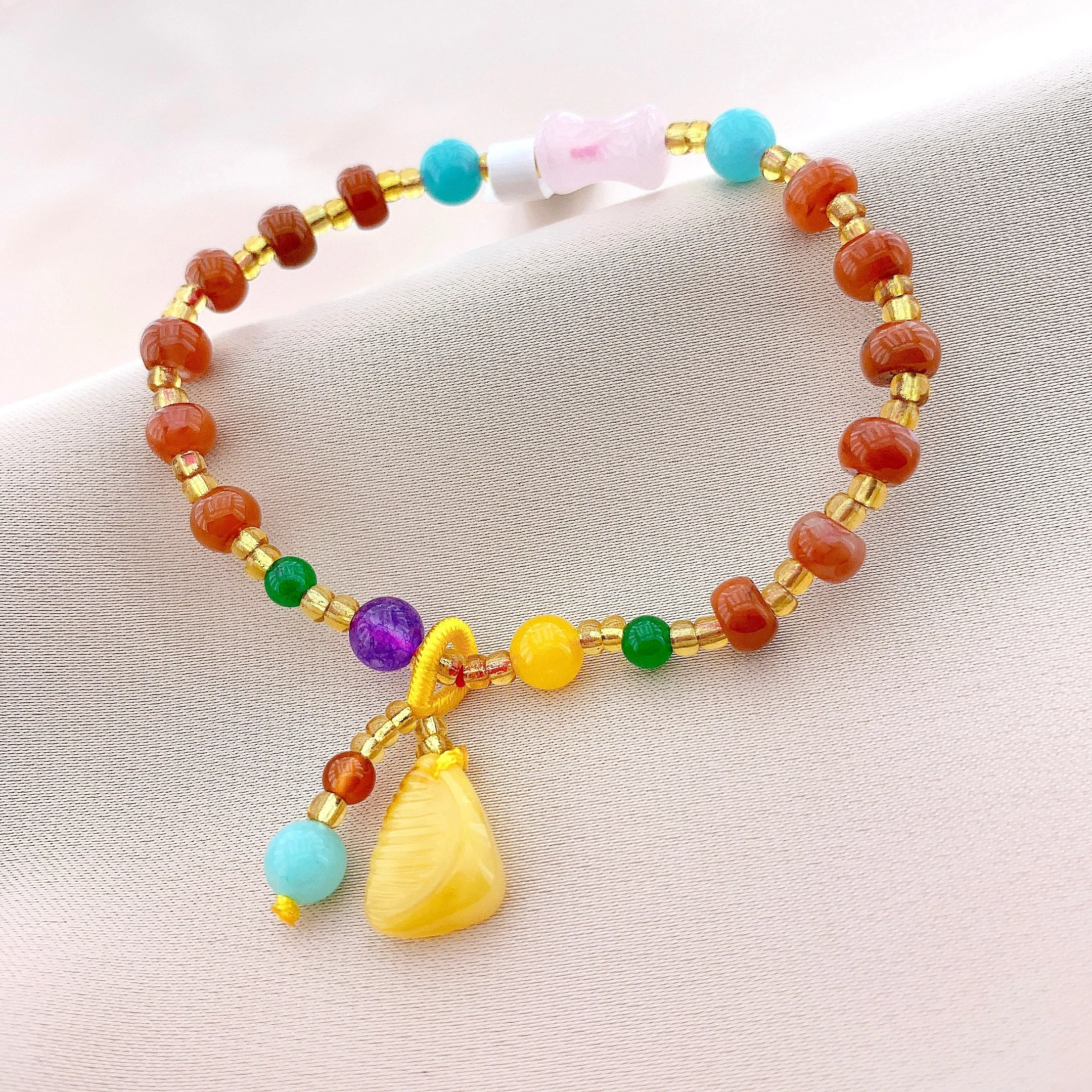 Women's Fashion Beads Gemstone Bracelet